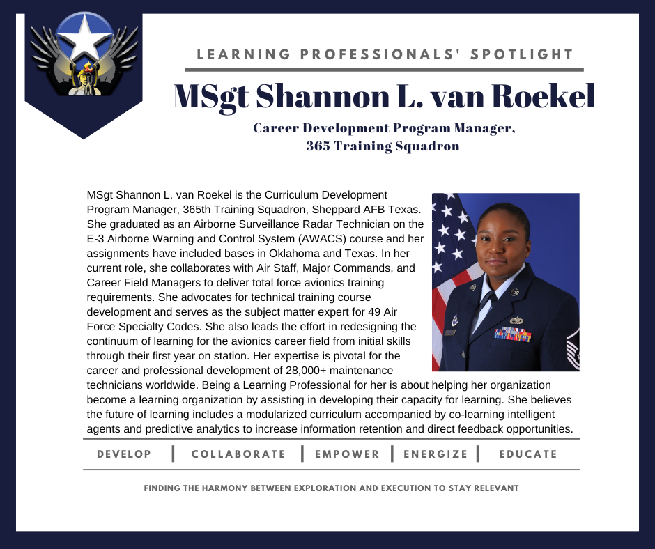 LP Spotlight June 22 - MSgt Shannon L. van Roekel